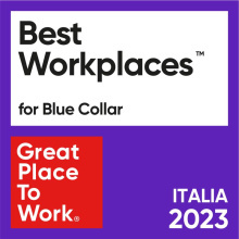 Attestato Great Place to Work for Blue Collar Italia 2023